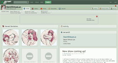 Desktop Screenshot of dannishinyaluo.deviantart.com
