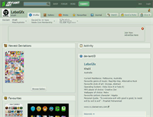 Tablet Screenshot of lebogfx.deviantart.com