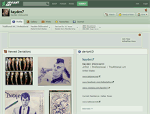 Tablet Screenshot of kayden7.deviantart.com