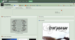 Desktop Screenshot of freyjastear.deviantart.com