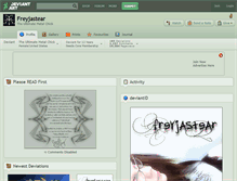 Tablet Screenshot of freyjastear.deviantart.com