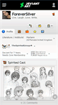 Mobile Screenshot of foreversilver.deviantart.com