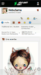 Mobile Screenshot of nobusama.deviantart.com