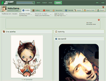 Tablet Screenshot of nobusama.deviantart.com