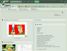 Tablet Screenshot of chaos-0.deviantart.com