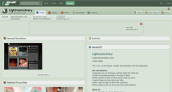 Desktop Screenshot of lightroomlibrary.deviantart.com