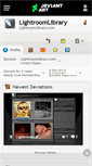 Mobile Screenshot of lightroomlibrary.deviantart.com