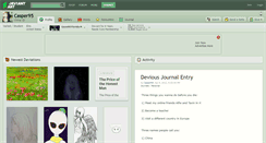 Desktop Screenshot of casper95.deviantart.com