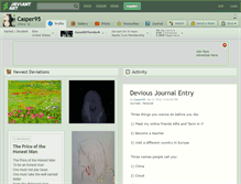 Tablet Screenshot of casper95.deviantart.com