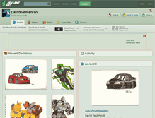 Tablet Screenshot of davidbatmanfan.deviantart.com