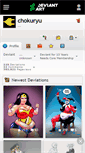 Mobile Screenshot of chokuryu.deviantart.com