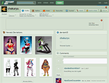 Tablet Screenshot of chokuryu.deviantart.com