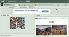 Desktop Screenshot of kaliphantom.deviantart.com