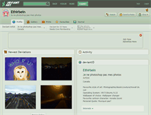 Tablet Screenshot of ethirbein.deviantart.com