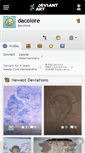 Mobile Screenshot of dacolore.deviantart.com
