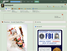 Tablet Screenshot of osamaujunk.deviantart.com