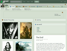 Tablet Screenshot of inile.deviantart.com