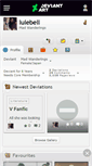 Mobile Screenshot of lulebell.deviantart.com