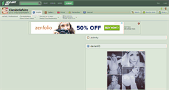 Desktop Screenshot of clarabellafaire.deviantart.com