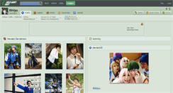 Desktop Screenshot of kinlyu.deviantart.com