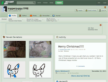 Tablet Screenshot of kopperpuppy1998.deviantart.com