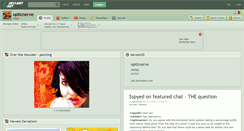 Desktop Screenshot of opticnerve.deviantart.com