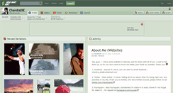 Desktop Screenshot of chandradie.deviantart.com
