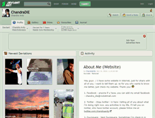 Tablet Screenshot of chandradie.deviantart.com