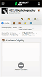Mobile Screenshot of nexusixphotography.deviantart.com