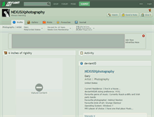 Tablet Screenshot of nexusixphotography.deviantart.com