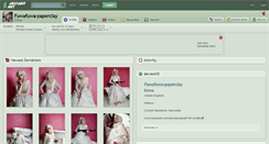 Desktop Screenshot of fuwafuwa-paperclay.deviantart.com
