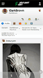 Mobile Screenshot of idarkbrown.deviantart.com
