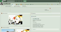 Desktop Screenshot of incredible-hulk.deviantart.com