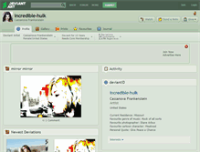 Tablet Screenshot of incredible-hulk.deviantart.com