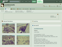 Tablet Screenshot of morbidromantic.deviantart.com