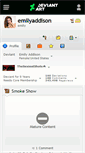 Mobile Screenshot of emilyaddison.deviantart.com