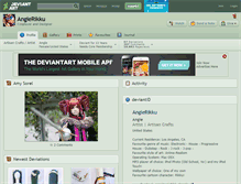 Tablet Screenshot of angierikku.deviantart.com
