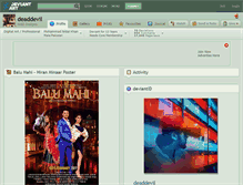 Tablet Screenshot of deaddevil.deviantart.com
