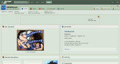 Desktop Screenshot of hahahayuus.deviantart.com