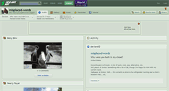 Desktop Screenshot of misplaced-words.deviantart.com