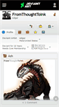 Mobile Screenshot of fromthoughttoink.deviantart.com