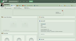 Desktop Screenshot of hanman2.deviantart.com