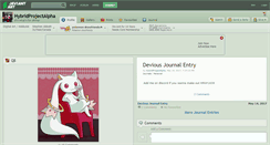 Desktop Screenshot of hybridprojectalpha.deviantart.com