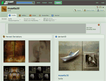 Tablet Screenshot of musetta30.deviantart.com