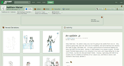 Desktop Screenshot of matthew-warner.deviantart.com