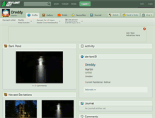 Tablet Screenshot of dreddy.deviantart.com