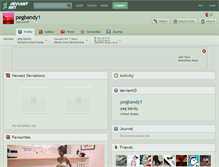 Tablet Screenshot of pegbandy1.deviantart.com