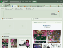 Tablet Screenshot of gmon39.deviantart.com