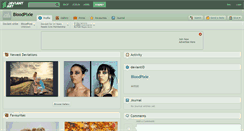 Desktop Screenshot of bloodpixie.deviantart.com