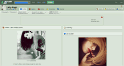 Desktop Screenshot of lady-angel.deviantart.com